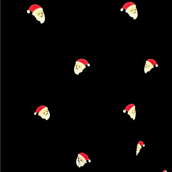 Long-Sleeved Shirt W. Small Santa faces!  Size XL, runs small. - Picture 3 of 9